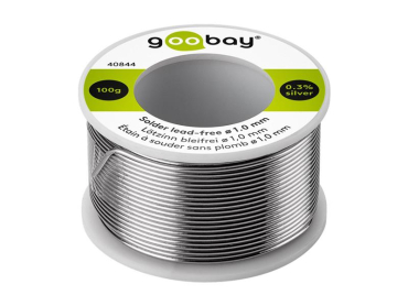 Tin 1.0mm 100g 99.3%Sn 0.7%Cu GOOBAY 40844