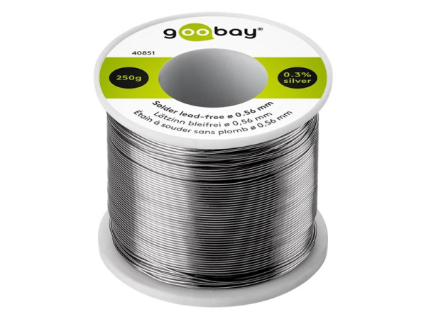 Tin 0.56mm 250g 99,3%Sn 0,7%Cu GOOBAY 40851