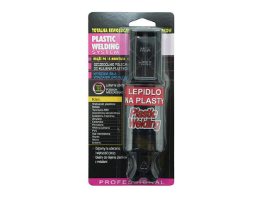 Two-component adhesive for plastics