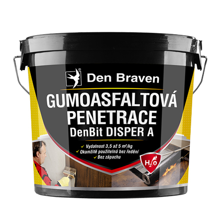 Rubber-asphalt penetration DEN BRAVEN DenBit DISPER A 10Kg