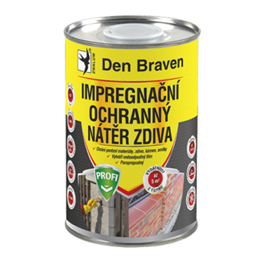 Impregnation and protective masonry coating DEN BRAVEN PROFI 5l