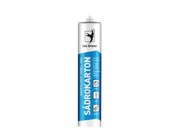 Plasterboard acrylic putty DEN BRAVEN white 280ml