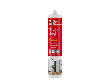 Silicone acrylic DEN BRAVEN white 280ml