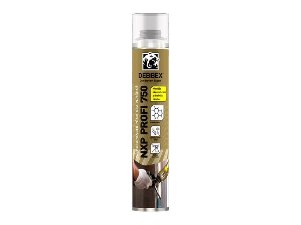 Foam without moistening DEBBEX NXP PROFI 750 low expansion 750ml