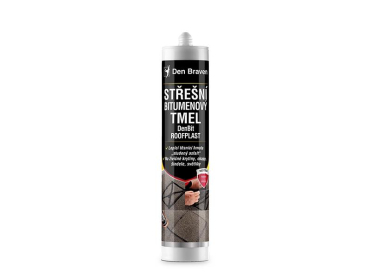 DEN BRAVEN bituminous roofing putty DenBit Roofplast black 310ml