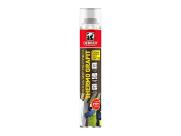 Glue for gray polystyrene DEBBEX THERMO GRAFIT pistol 750ml