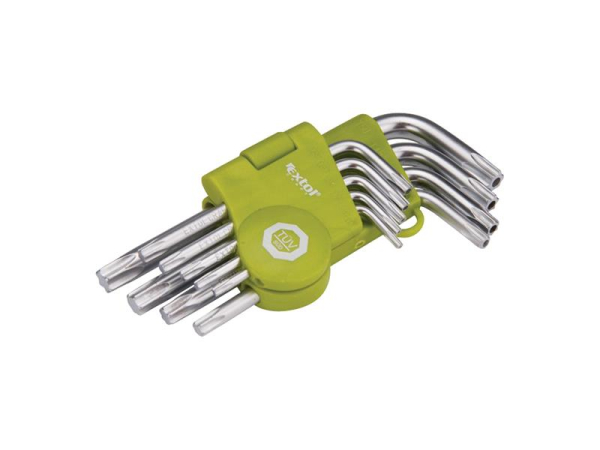 Set of L-keys TORX EXTOL CRAFT 66010 9pcs