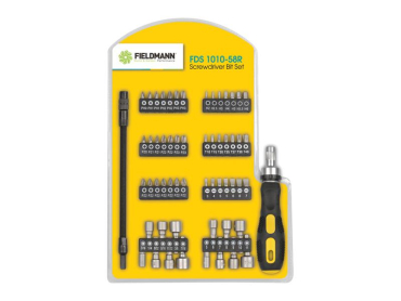 Set of bits with screwdriver FIELDMANN FDS 1010-58R 58ks