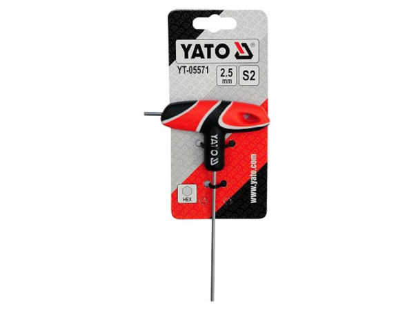 Screwdriver T hex 2,5mm YATO YT-05571