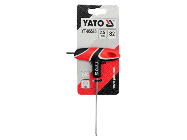 Screwdriver T hexagonal ball 2,5mm YATO YT-05585