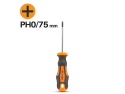 Screwdriver PH0x75 cross HANDY 10522