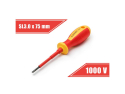 Screwdriver 3x75 flat electric HANDY 10560