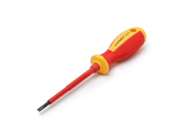 Screwdriver 4x100 flat electric HANDY 10562
