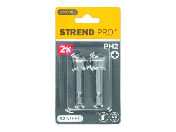Bit for plasterboard PH 2x50mm STREND PRO 2pcs