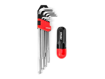 Allen key set AMIO 04303 9pcs