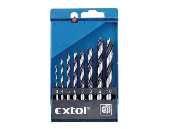 Set of wood drills EXTOL CRAFT 1142 8pcs