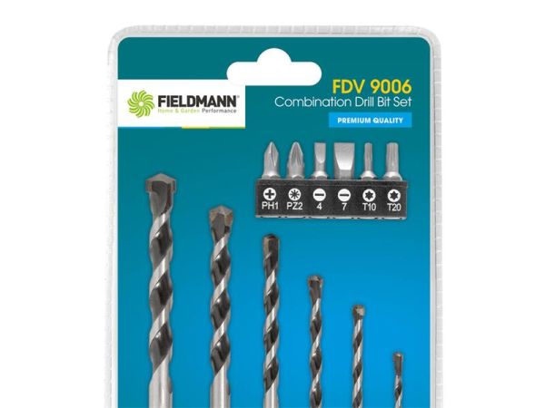 Set of masonry bits and bits FIELDMANN FDV 9006 12pcs
