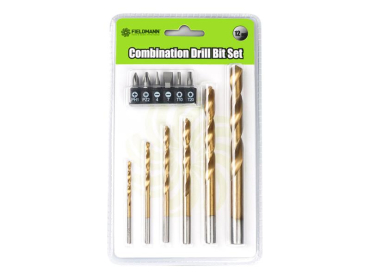 Set of bits and drills FIELDMANN FDV 9004 12pcs