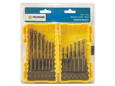 Set of drills and bits for masonry FIELDMANN FDV 9101 18pcs