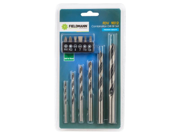 Set of bits and drills FIELDMANN FDV 9012 12pcs