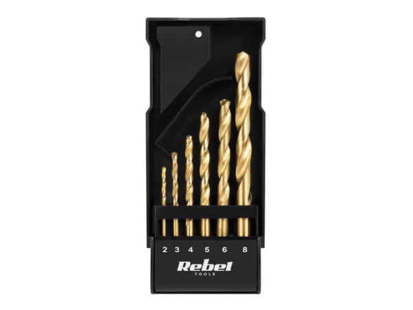 REBEL HSS metal drill bit set 6 pcs