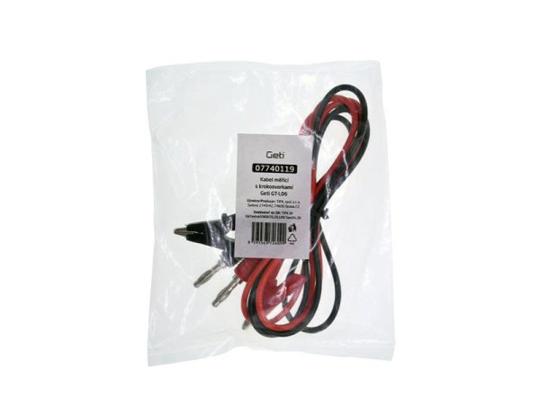 Measuring cords with bananas and crocodile clips HQ GETI GT-L06