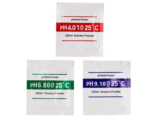 Calibration set pH4.00 + pH6.86 + pH9.18 (3pcs)