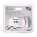 Travel adapter SOLIGHT PA01-USA from the Czech Republic for use in USA
