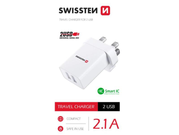 Travel adapter SWISSTEN 22045100 for use from the Czech Republic in Great Britain