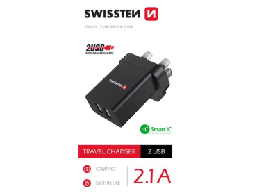 Travel adapter SWISSTEN 22045200 for use from the Czech Republic in Great Britain