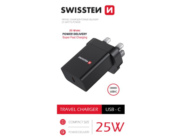 Travel adapter for iPhone/Samsung SWISSTEN 22045300 for use from the Czech Republic in Great Britain