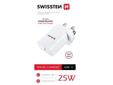 Travel adapter for iPhone/Samsung SWISSTEN 22045400 for use from the Czech Republic in Great Britain