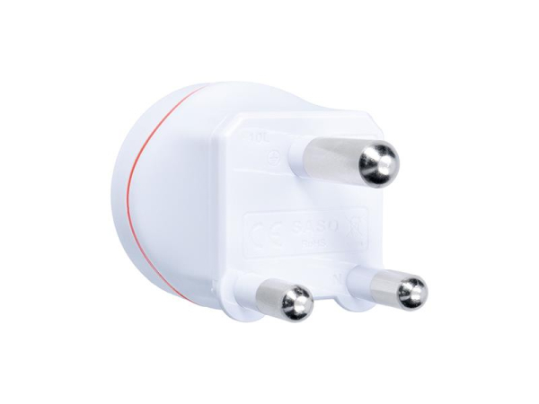 Travel adapter SOLIGHT PA01-ZA for use from the Czech Republic in South Africa, Africa and the Middl