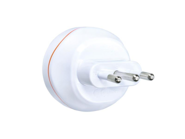 Travel adapter SOLIGHT PA01-IT for use from the Czech Republic in Italy - type L