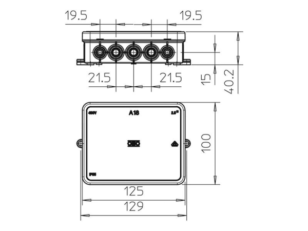 Junction box OBO A 18