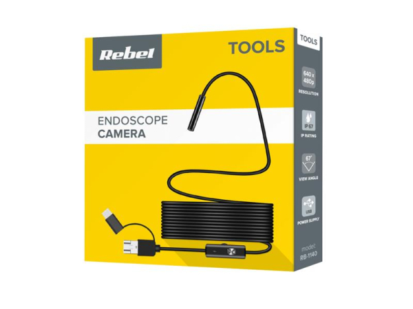 Endoscopic camera REBEL RB-1140 for mobile phone