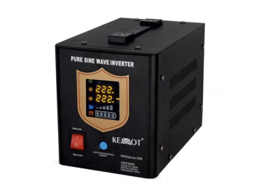 Backup power supply KEMOT PROsinus-500 12V 230V 500VA 300W Black