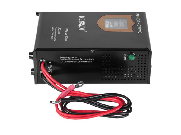 Backup power supply KEMOT PROsinus-500 12V 230V 500VA 300W Black wall mounted