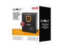 Backup power supply KEMOT PROsinus-800 12V 230V 800VA 500W Black wall mounted