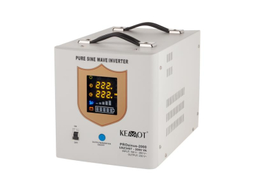 Backup power supply KEMOT PROsinus-2000 12V 230V 2000VA 1200W White