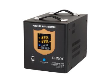 Backup power supply KEMOT PROsinus-2000 12V 230V 2000VA 1200W Black
