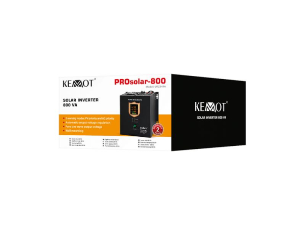 Voltage converter KEMOT PROsolar-800 500W 12V Black