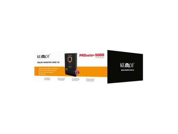 Voltage converter KEMOT PROsolar-5000 3500W 48V Black
