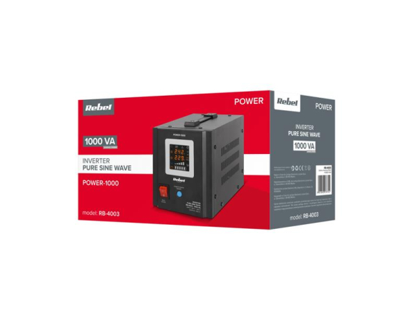 Power supply REBEL POWER-1000 12V 230V 1000VA 700W Black