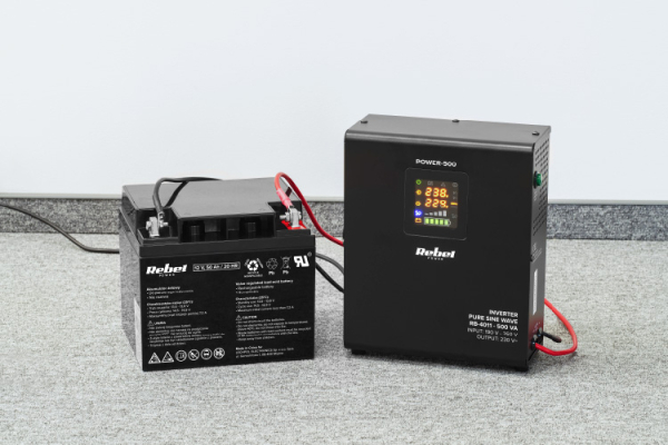 Power supply REBEL POWER-500 12V 230V 500VA 300W Black wall-mounted