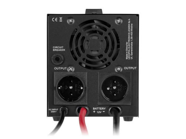 Power supply REBEL POWER-800-LFP4 12V 230V 800VA 500W Black