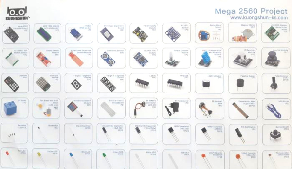 Arduino UNO R3, Starter Kit Mega2560