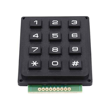 3x4 matrix keyboard