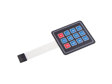 Membrane keyboard 3x4