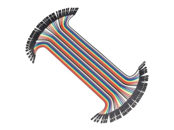 Connecting wires dupont 40pin, length 20cm, female-female